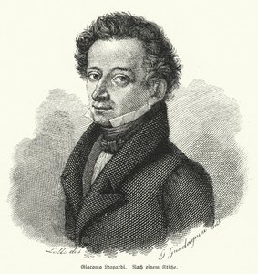 Giacomo Leopardi, Italiaanse filosoof, dichter en filoloog door German School