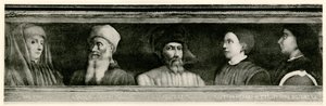 Giotto di Bondone (1267 - 1337), Paolo Uccello (1397 - 1475), Donatello (1386 - 1466), Antonio Manetti (1402 - 1460), Filippo di der Brunellesco (1377 - 1466) door German School
