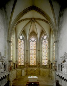 Gotische kunst: Intern uitzicht op de Sint-Pieter en Pauluskathedraal door German School