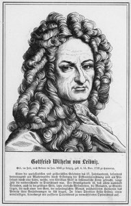 Gottfried Wilhelm von Leibniz (gravure)