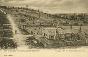 Huis van Gouverneur William Bradford, Plymouth Kolonie door German School