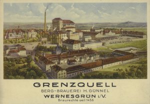 Grenzquell Brouwerij, Wernesgrun, Saksen, Duitsland