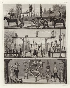Gymnastiek en acrobatiek door German School