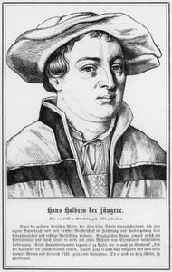 Hans Holbein de Jonge (gravure) door German School
