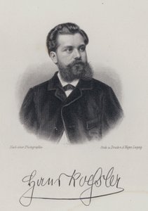 Hans von Koessler, Duitse componist, dirigent en muziekleraar (gravure)