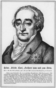Heinrich Friedrich Carl, Vrijheer vom und zum Stein (gravure)