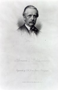 Hermann von Helmholtz, gegraveerd door C.H Jeens door German School