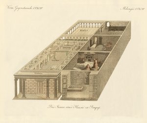 Huis van Panza in Pompeii door German School