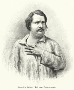Honoré de Balzac, Franse romanschrijver en toneelschrijver