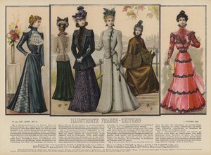 Illustratie voor Illustrirte Frauen-Zeitung door German School