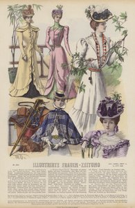 Illustratie voor Illustrirte Frauen-Zeitung door German School