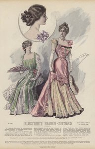 Illustratie voor Illustrirte Frauen-Zeitung door German School