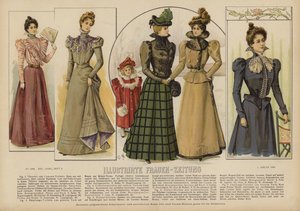 Illustratie voor Illustrirte Frauen-Zeitung door German School