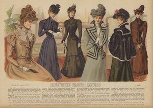 Illustratie voor Illustrirte Frauen-Zeitung door German School