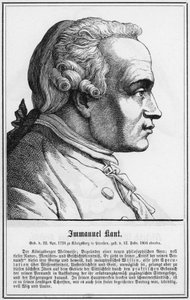 Immanuel Kant (gravure) door German School