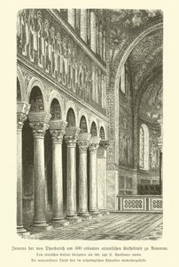 Interieur van de Basiliek van Sant