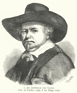 Jan van Goyen, schilder van de Nederlandse Gouden Eeuw (gravure)