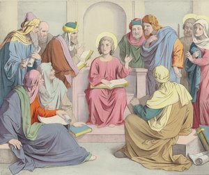 Jezus wordt gevonden in de Tempel