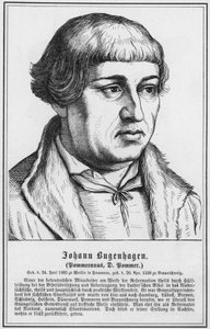 Johann Bugenhagen, Pommeranus, D Pommer door German School