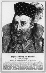 Johann Friedrich der Mittlere, Hertog van Saksen door German School