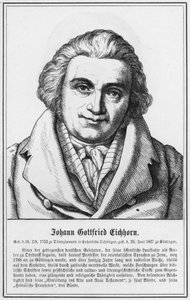 Johann Gottfried Eichhorn door German School