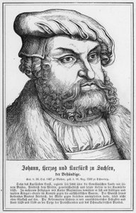 Johann, Hertog en Keurvorst van Saksen, de Standvastige