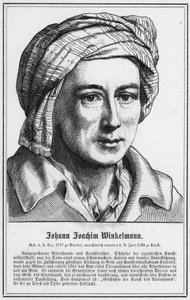 Johann Joachim Winkelmann (gravure) door German School