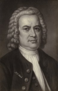 Johann Sebastian Bach, Duitse componist, organist, klavecinist, violist en altviolist uit de Barokperiode (1685-1750) door German School