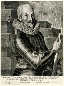 Johann Tserklaes Graaf van Tilly door German School