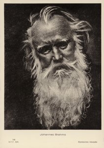 Johannes Brahms, Duitse componist en pianist (1833-1897)