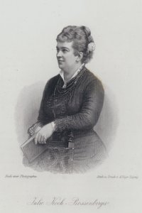 Julie Koch-Bossenberger, Duitse operazangeres en actrice (gravure) door German School