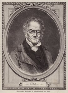 Karl Ritter, Duitse geograaf en professor aan de Universiteit van Berlijn door German School