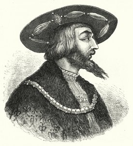 Koning Lodewijk II van Hongarije door German School