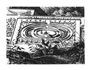 Doolhof in Heidelberg, Hortus Palatinus