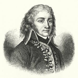 Lazare Hoche, Franse generaal in het Revolutionaire leger (gravure) door German School