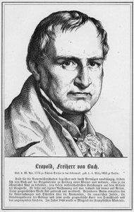 Leopold, Vrijheer von Buch (gravure) door German School