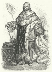 Lodewijk XVIII, Koning van Frankrijk door German School
