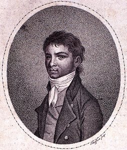 Louis van Beethoven (1712-73) gegraveerd door Scheffner