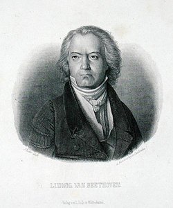 Ludwig van Beethoven (1770-1827) door German School