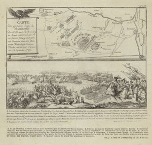 Kaart en illustratie van de Slag bij Rymnik