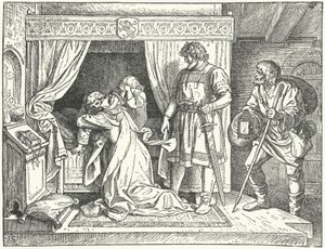 Margaretha van Sicilië, dochter van de Heilige Roomse Keizer Frederik II, verlaat haar zonen na het ontdekken van de ontrouw van haar man, Albert de Ontaarde, Markgraaf van Meissen door German School