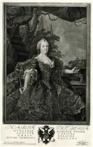 Maria Theresia door German School