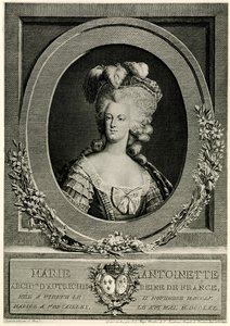 Marie Antoinette door German School