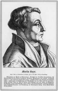 Martin Buzer (gravure) door German School