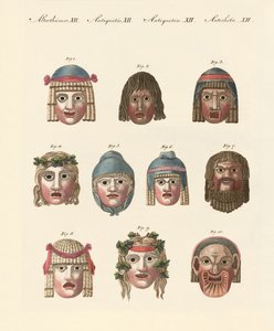 Maskers van de oudheid door German School