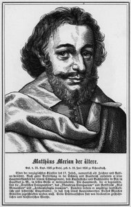Matthaus Merian de oudere (gravure) door German School