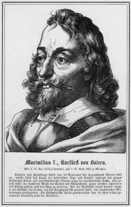 Maximiliaan I, Keurvorst van Beieren (gravure) door German School