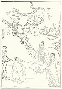 Mencius, oude Chinese Confuciaanse filosoof door German School