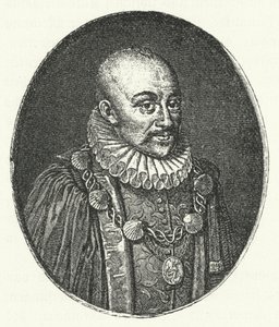 Michel de Montaigne, Franse filosoof (gravure)