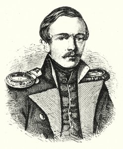 Mikhail Lermontov, Russische dichter, schrijver en schilder door German School